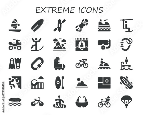 extreme icon set