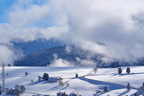 Hofsgrund in winterlichem Schwarzwald photo