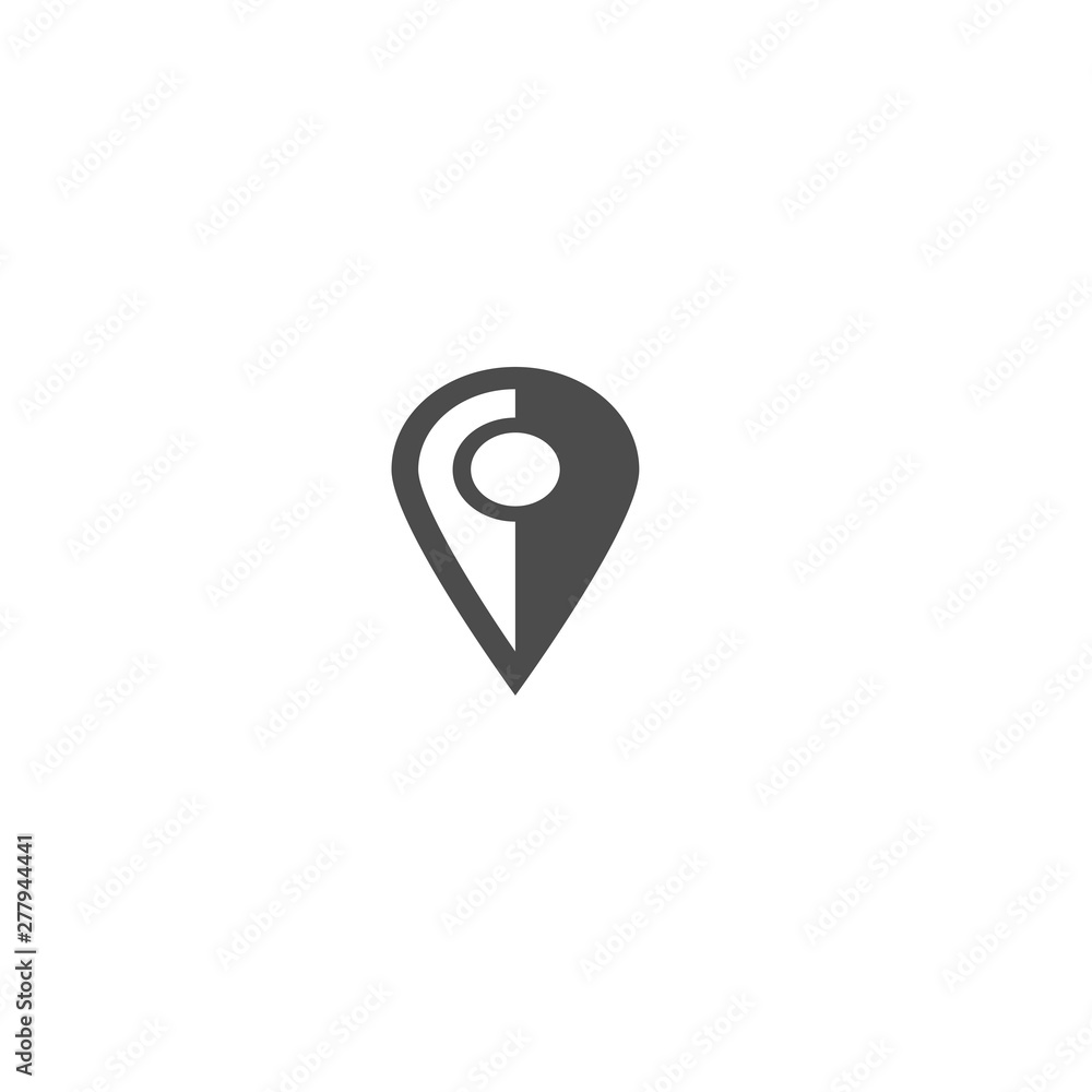 vector map pointer icon. GPS Location symbol. Flat design vector geolocation icons vector map pointer icon. GPS Location symbol. Flat design vector geolocation icons