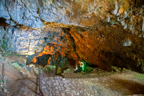 Entrance in the Resava cave photo