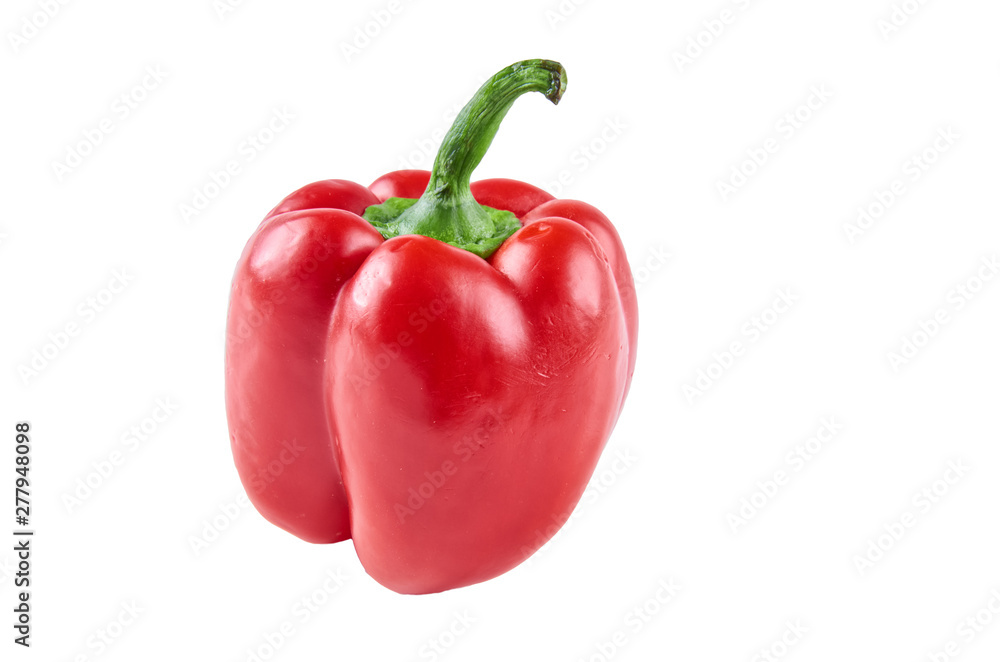 Fresh pepper isolated on white background. Background of organic food. Fresh pepper isolated on white background. Background of organic food.