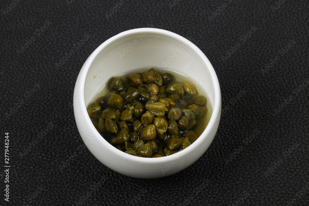 Capers in the bowl Capers in the bowl