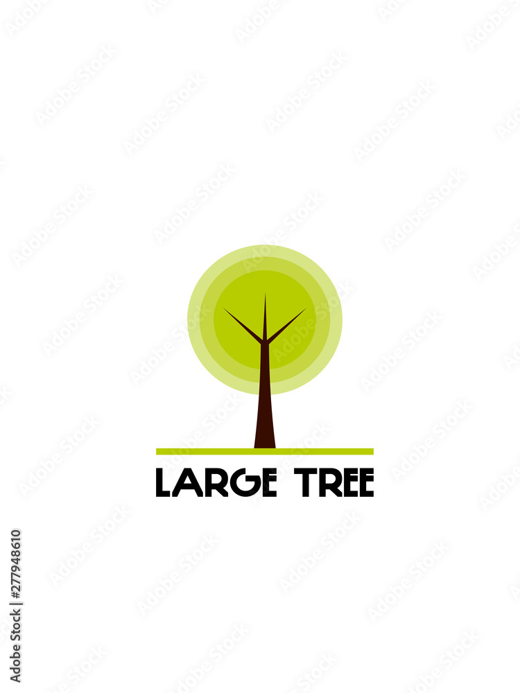 Obraz premium Tree on a white background