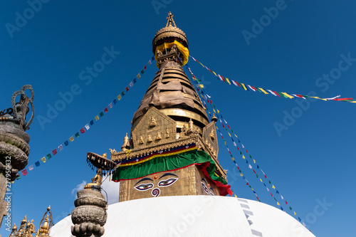 Nepal Kathmandu Asia view Monkey temple