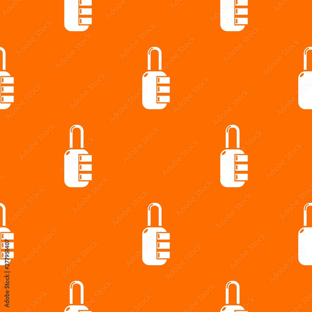 Lock combination pattern vector orange for any web design best Lock combination pattern vector orange for any web design best