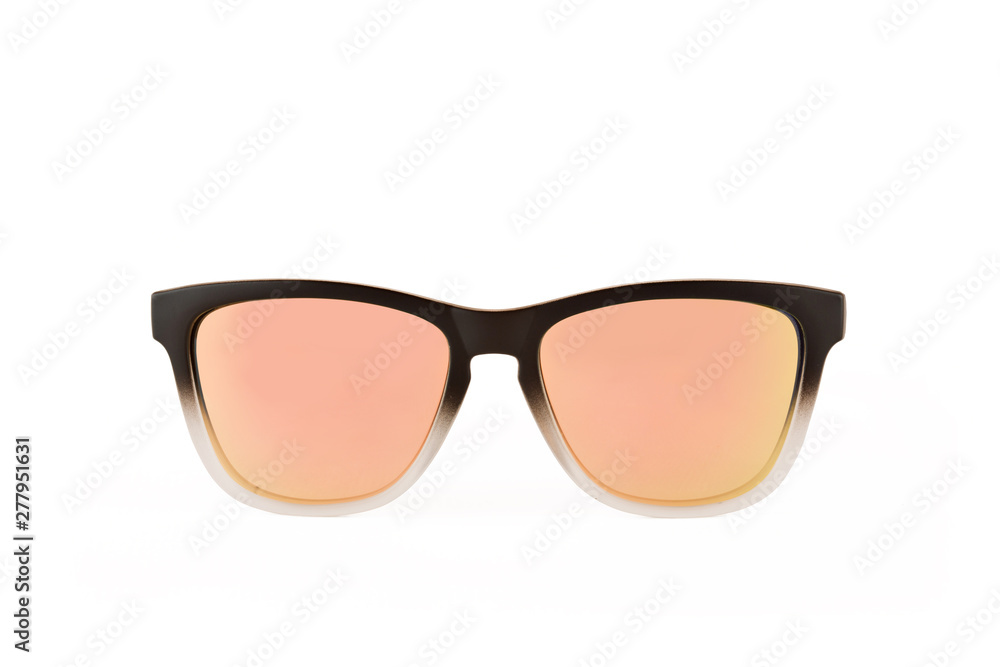 Sunglasses, front view isolated on white background