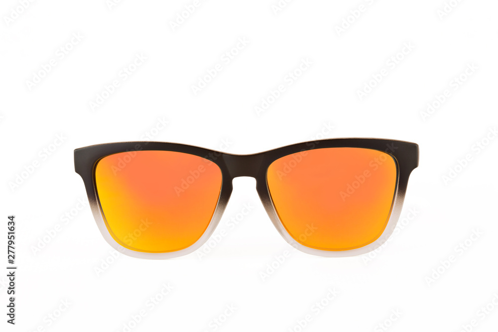 Sunglasses, front view isolated on white background