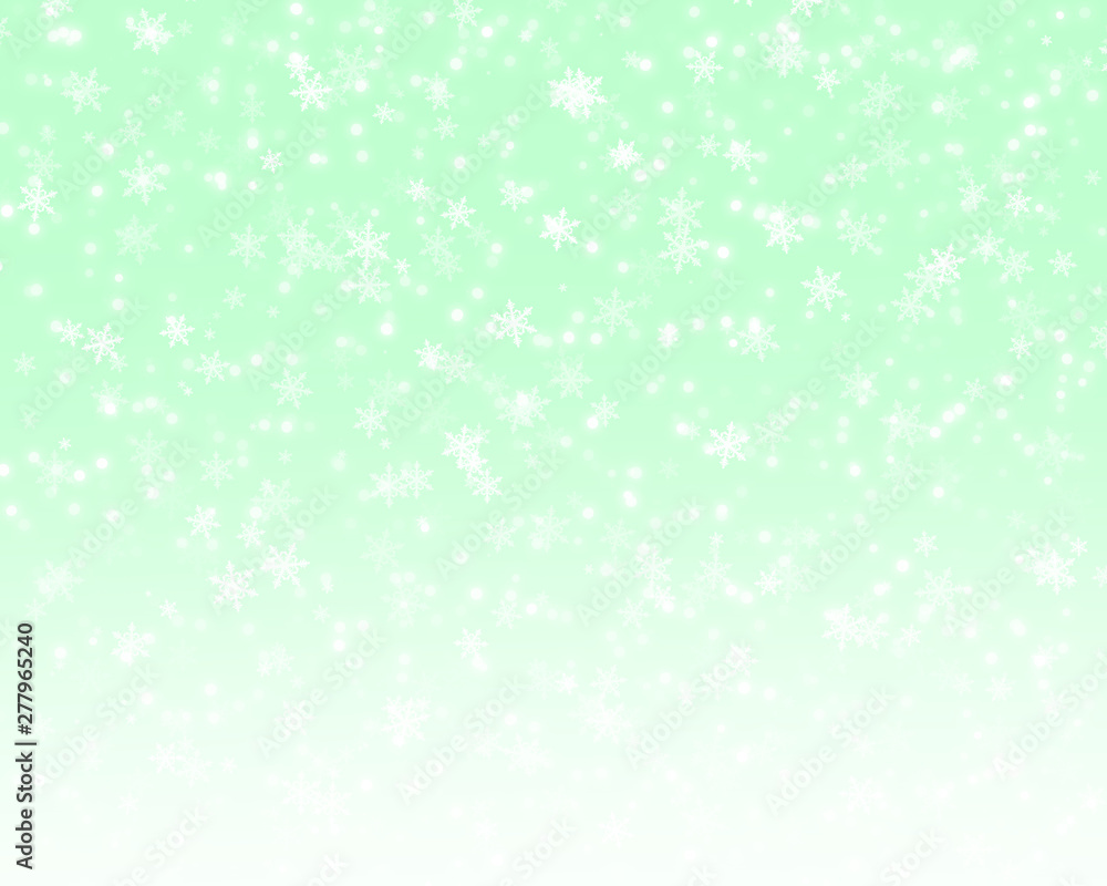 background with beautiful snowflakes for new year and christmas