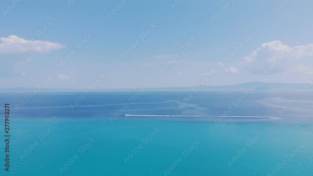 Aerial Jet ski sport sea recreation Aerial Jet ski sport sea recreation