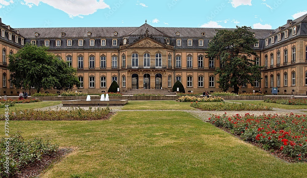 Historic architecture in Stuttgart-the new castle