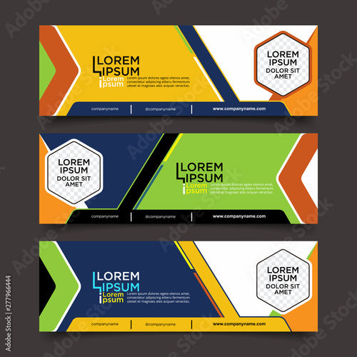 Banner background.Modern vector design - Vector