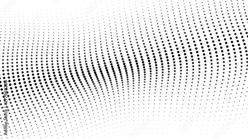 Abstract dynamic wave of particles. Big data. Low poly shape. Wave of gradient dots on white background. Futuristic vector illustration. Abstract dynamic wave of particles. Big data. Low poly shape. Wave of gradient dots on white background. Futuristic vector illustration.