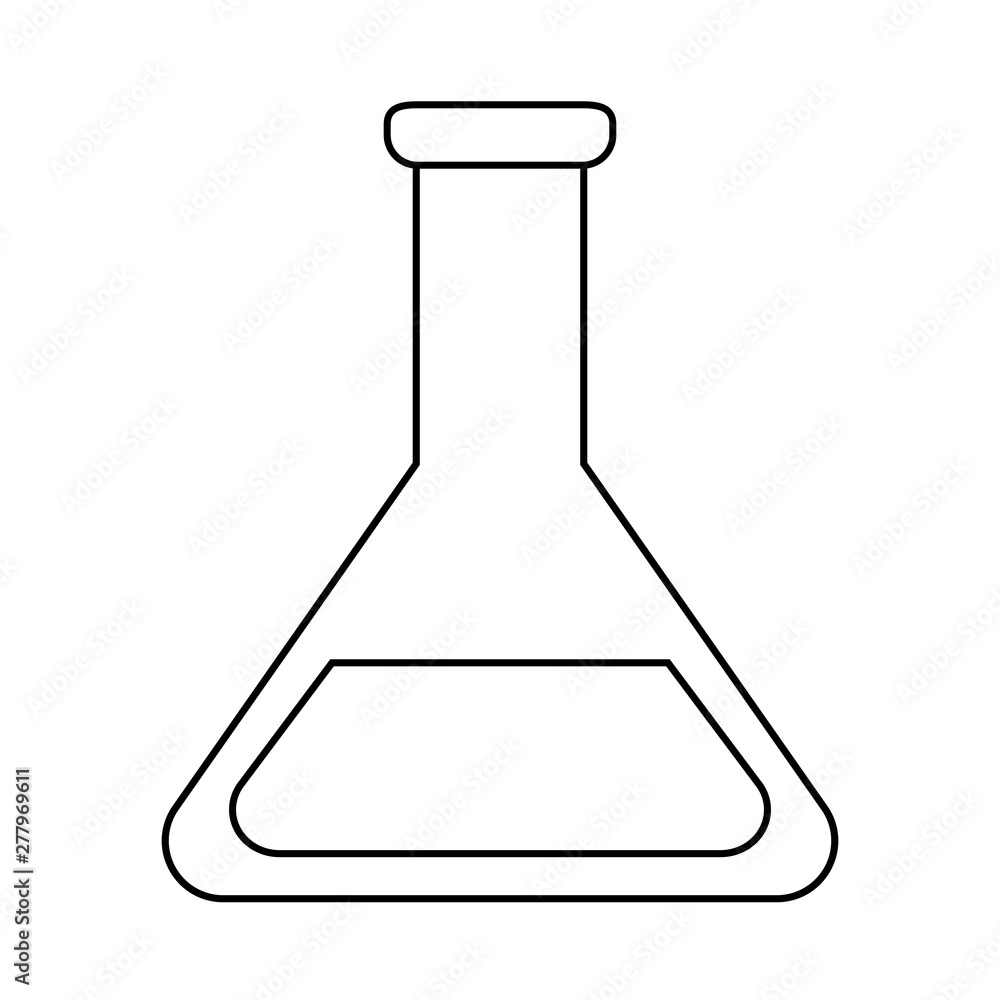 tube test laboratory isolated icon tube test laboratory isolated icon