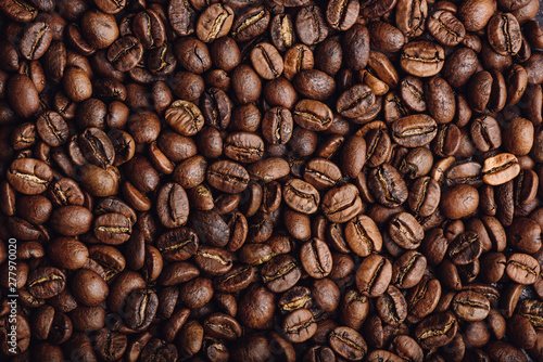 Fresh roasted coffee beans
