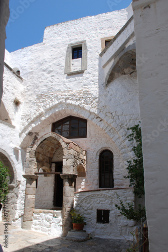 Monastery of Saint John the Theologian at Patmos Island in Greece © Dimitris