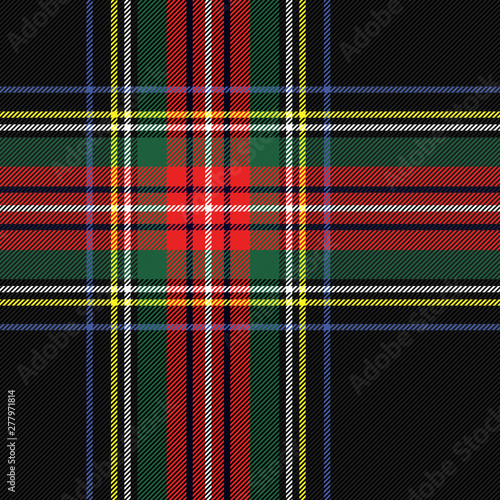 Tartan Stewart Royal plaid. Scottish cage