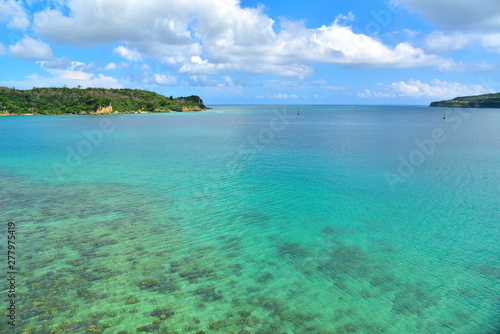 沖縄 古宇利大橋からの風景