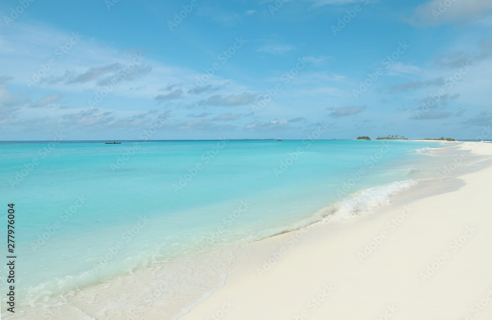 tropical beach and sea