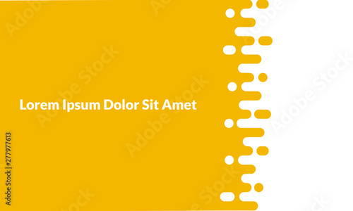 Abstract yellow Rounded Lines Halftone Transition