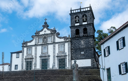 The Facade of Igreja Matriz de Nossa Senhora da Estrela on a Sunny Day © chiyacat