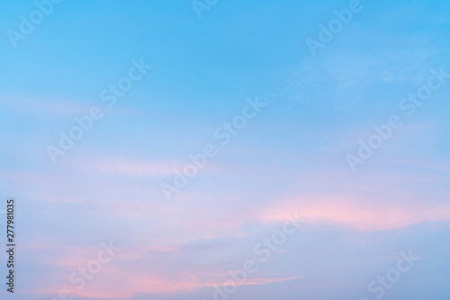 Beautiful Sky and Cloud Landscape..