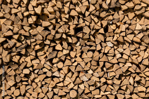 Firewood for heating in the cold season