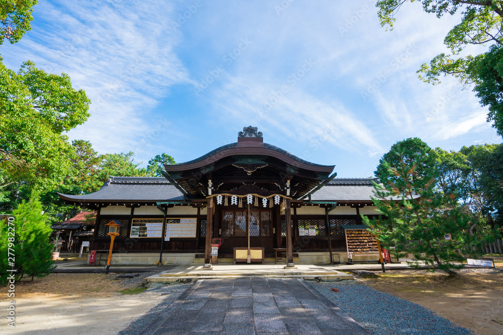 京都　新日吉神宮（いまひえじんぐう）の本殿　