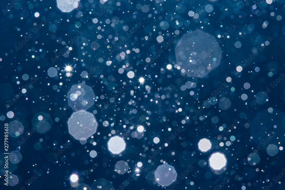 Abstract blur blue bokeh Abstract blur blue bokeh