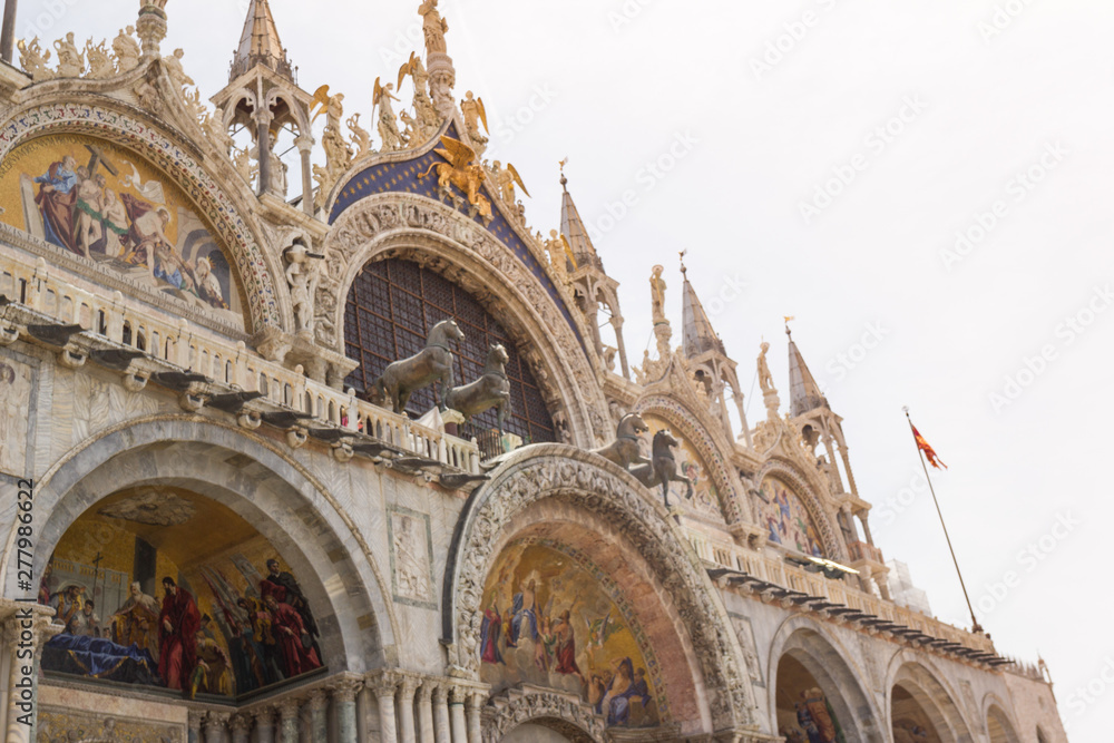 cathedral on piazza san marcos venecia 