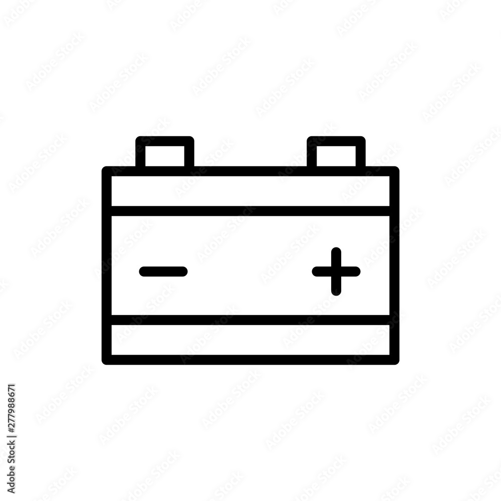 Car battery icon vector design templates Car battery icon vector design templates