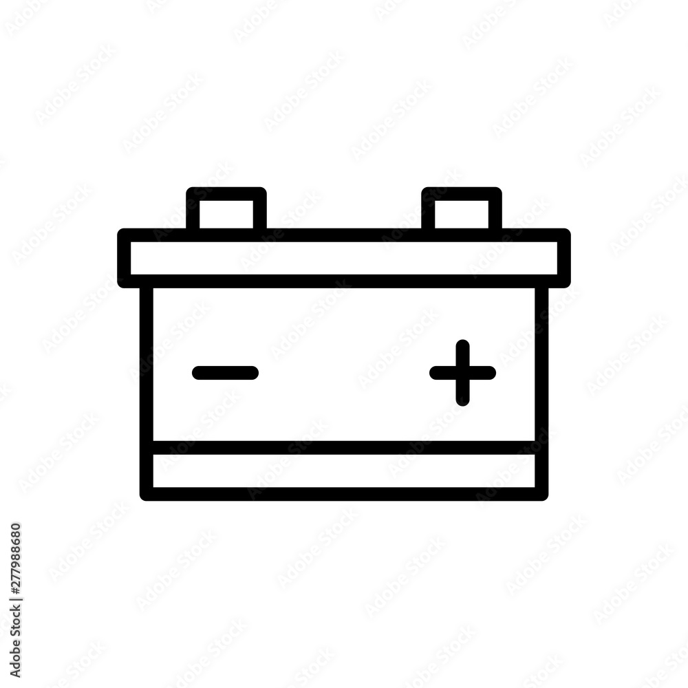 Car battery icon vector design templates Car battery icon vector design templates