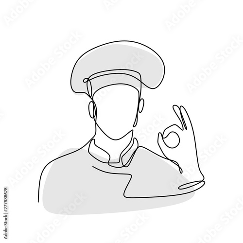 continuous line drawing of ...