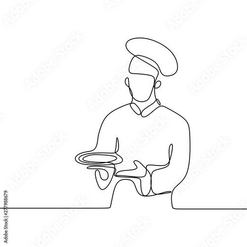 continuous line drawing of ...