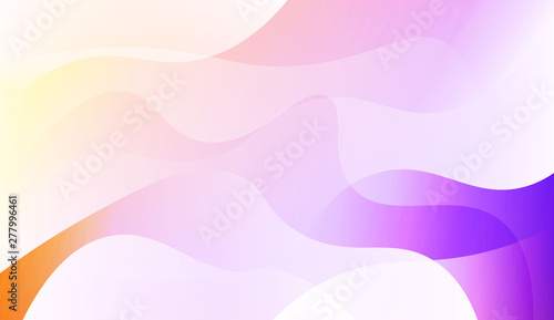Modern Waves. Futuristic Technology Style Background. For Cover Page, Landing Page, Banner. Vector Illustration with Color Gradient.