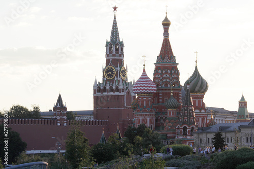View to Moscow Kremlin from Zaryadie park