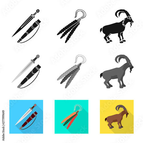 Vector design of culture and sightseeing icon. Collection of culture and originality stock vector illustration.