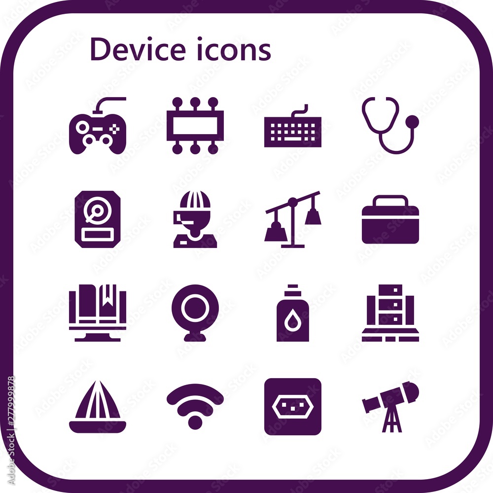 device icon set device icon set