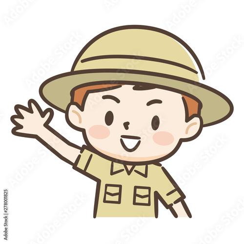 冒険家の男の子
