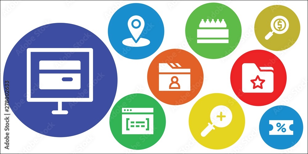 search icon set search icon set
