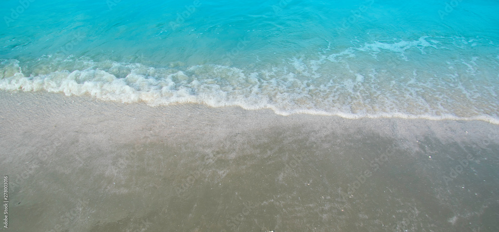 Wave of water splash on the sea beach Wave of water splash on the sea beach
