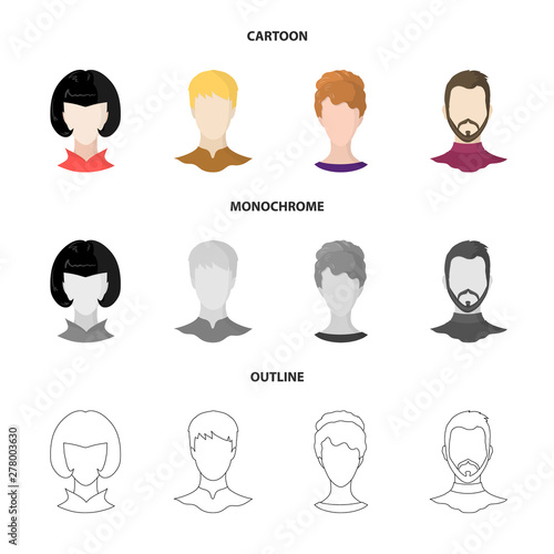 Vector illustration of professional and photo symbol. Collection of professional and profile stock vector illustration.