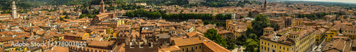 Breathtaking panoramic view of Verona in Italy