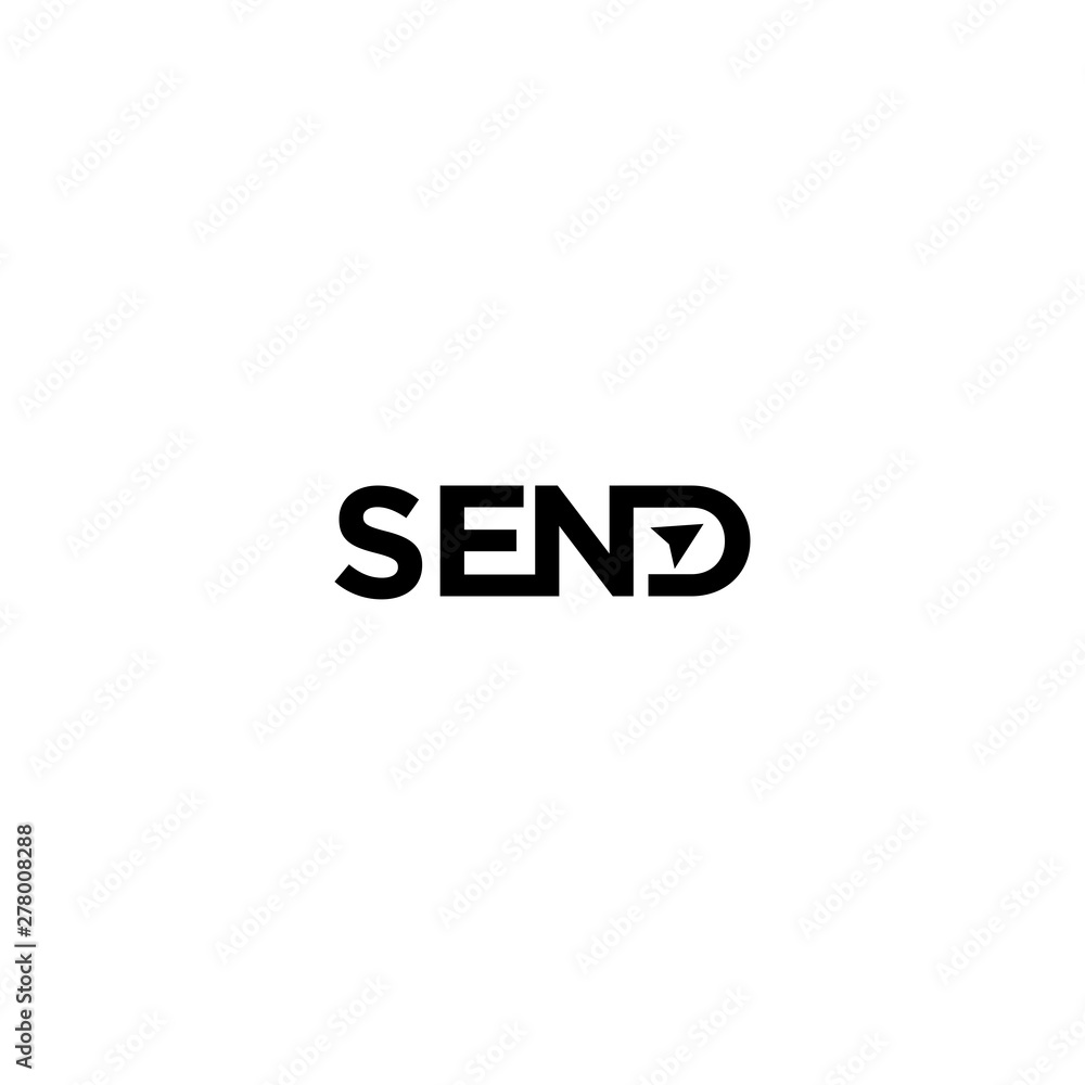 Send Logo Design Template Icon Send Logo Design Template Icon