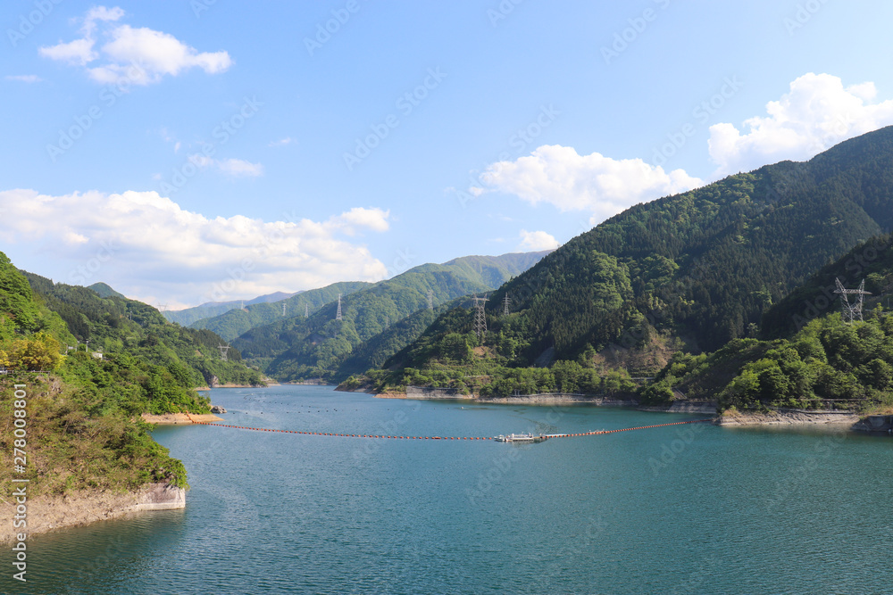 秩父さくら湖（埼玉県秩父市）,chichibusakura lake,chichibu citya,saitama,japan