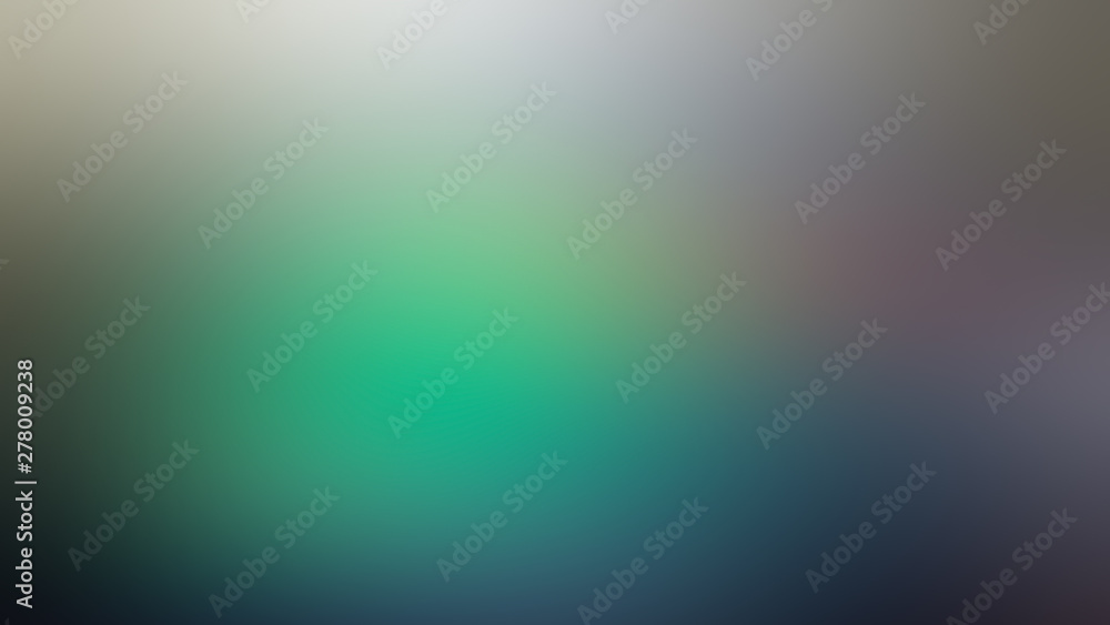 Abstract blurred gradient background. Green, gray.