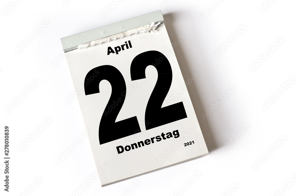 22. April 2021