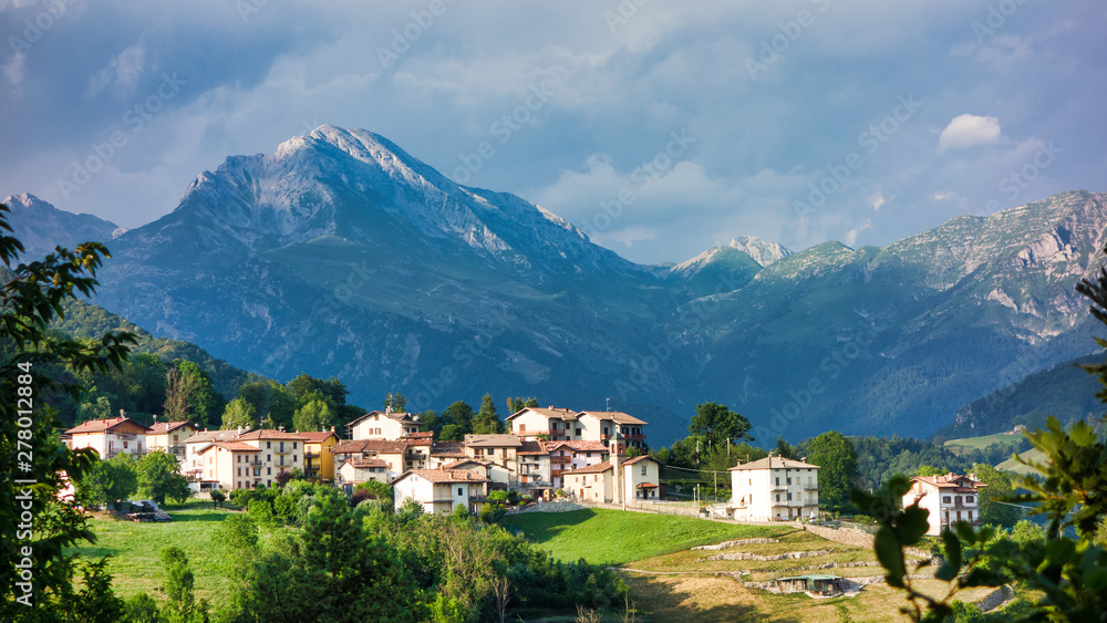 Corone. Country of the Brembana valley. Bergamo. Italy
