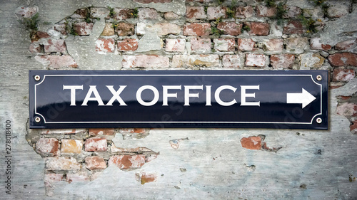 Street Sign to Tax Office