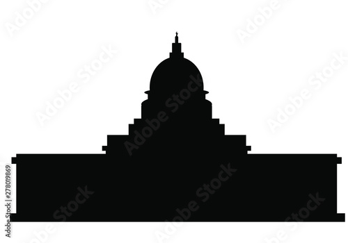Madison city skyline in Usa