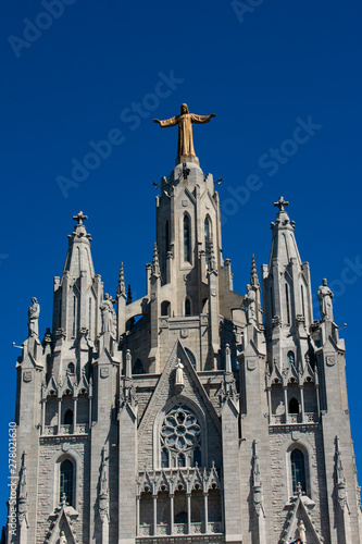 The beauty of the Temple of the Sacred Heart in Barcelona
